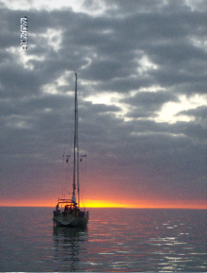 Sunset at  Devil's Hoffman Cay